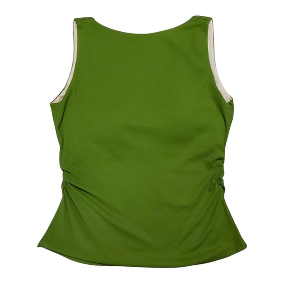 OGL Kelly Green Ribbed Support Ruched Padded Built in Bra - 2XL - Picture 1 of 6